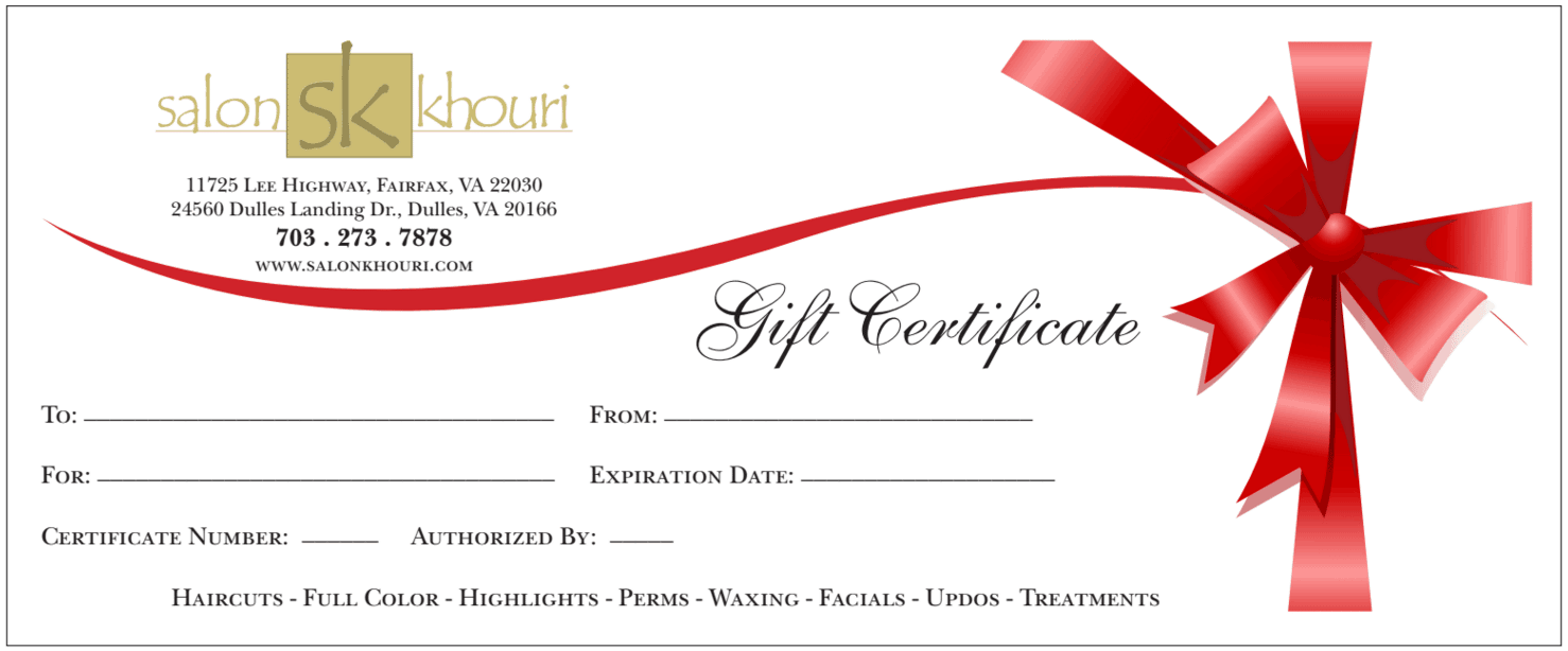 Gift Certificate Templates Find Word Templates