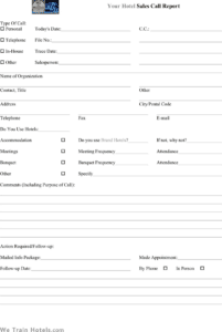 8+ Free Sales Call Report Templates - Word Excel Fomats