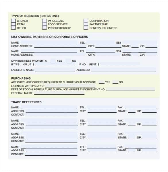 8 Trade Reference Templates Word Excel Fomats