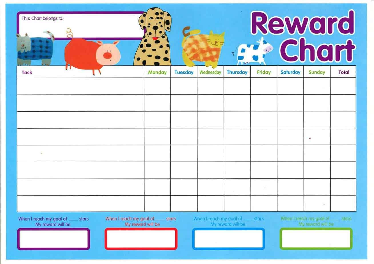 Reward Chart Excel Excel Templates