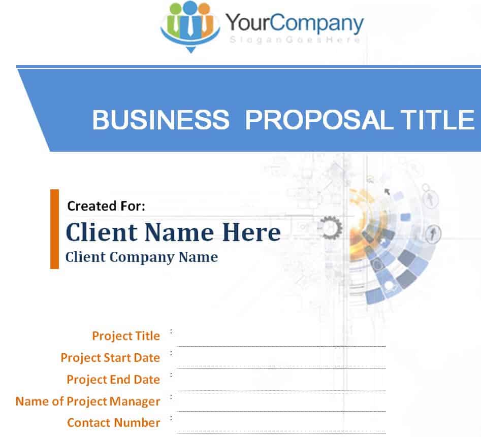 Free Word Template For Business Proposal