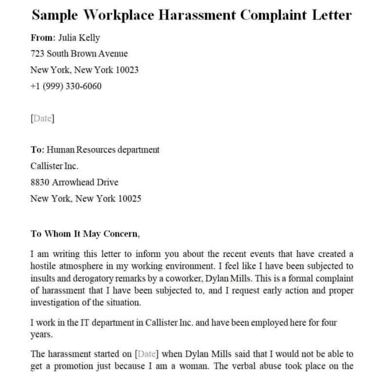 16+ Professional Complaint Letter Templates & Formats - Word Excel Fomats