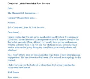 16+ Professional Complaint Letter Templates & Formats - Word Excel Fomats