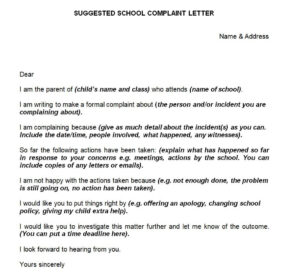 16+ Professional Complaint Letter Templates & Formats - Word Excel Fomats