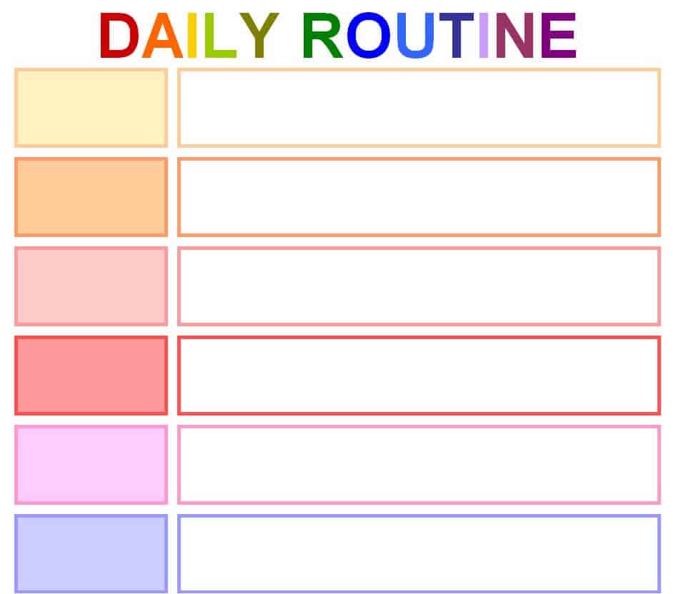 daily planner template-69997510 – Find Word Templates