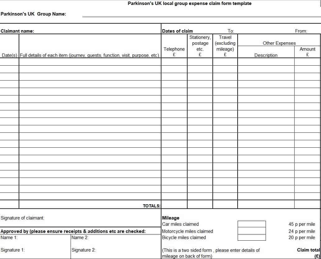 expense reimbursement form template-2237910 – Find Word Templates