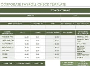 16+ Editable Payroll Templates [EXCEL & WORD] - Word Excel Fomats