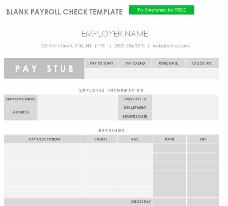 16+ Editable Payroll Templates [EXCEL & WORD] - Word Excel Fomats