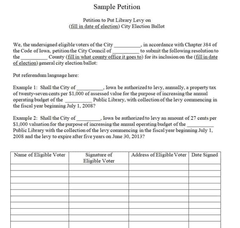 14+ Free Editable Petition Templates - Word Excel Fomats