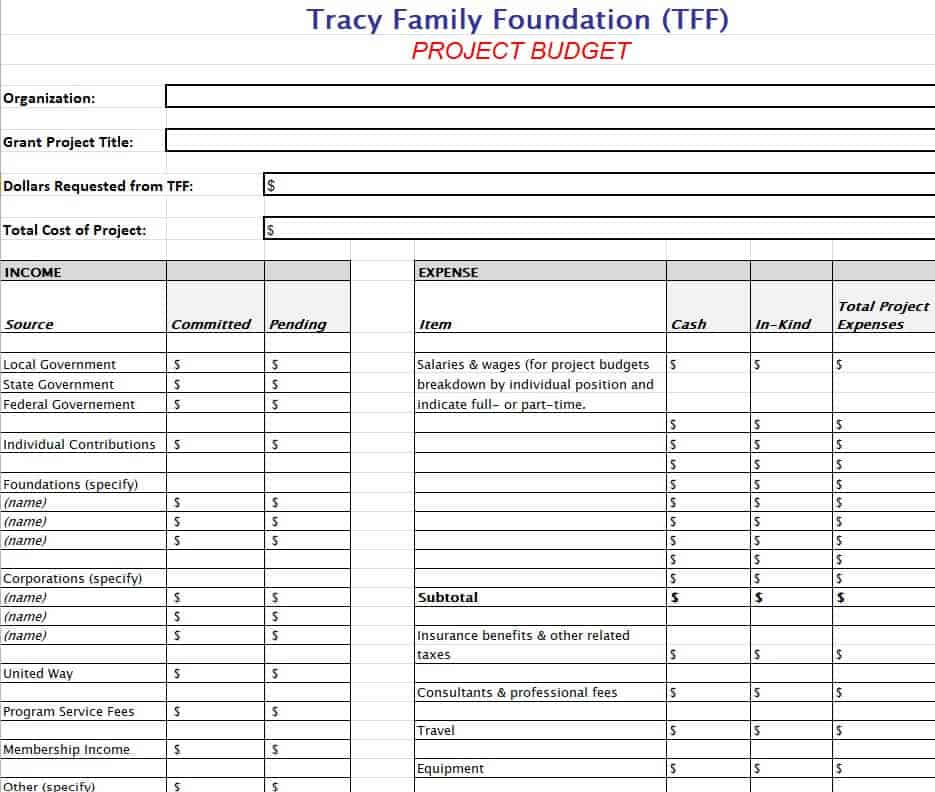 project budget sample-32296705 – Find Word Templates