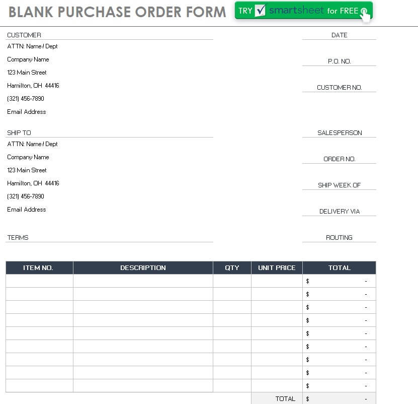 purchase order sample-9775805 – Find Word Templates