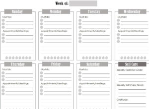 15 BEST Weekly Planner Templates [WORD, EXCEL, PDF] - Word Excel Fomats