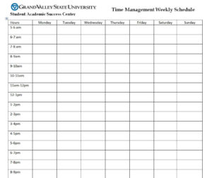 24+ Weekly Schedule Templates [EXCEL & WORD] - Word Excel Fomats