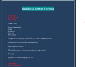 16+ Important Business Letter Templates In Word - Word Excel Fomats