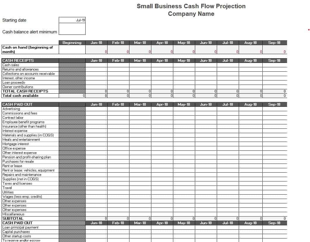 12+ Best Cash Flow Statement Templates & Formats - Word Excel Fomats