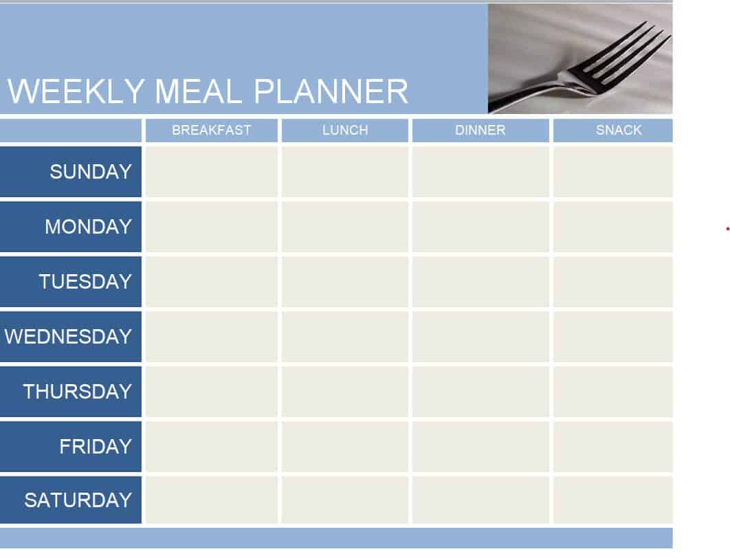 FREE 22+ Daily Use Meal Plan Templates [EXCEL, WORD & PDF] - Word Excel ...