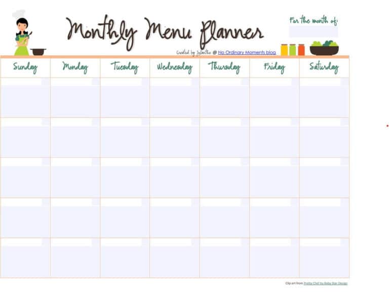 FREE 22+ Daily Use Meal Plan Templates [EXCEL, WORD & PDF] - Word Excel ...