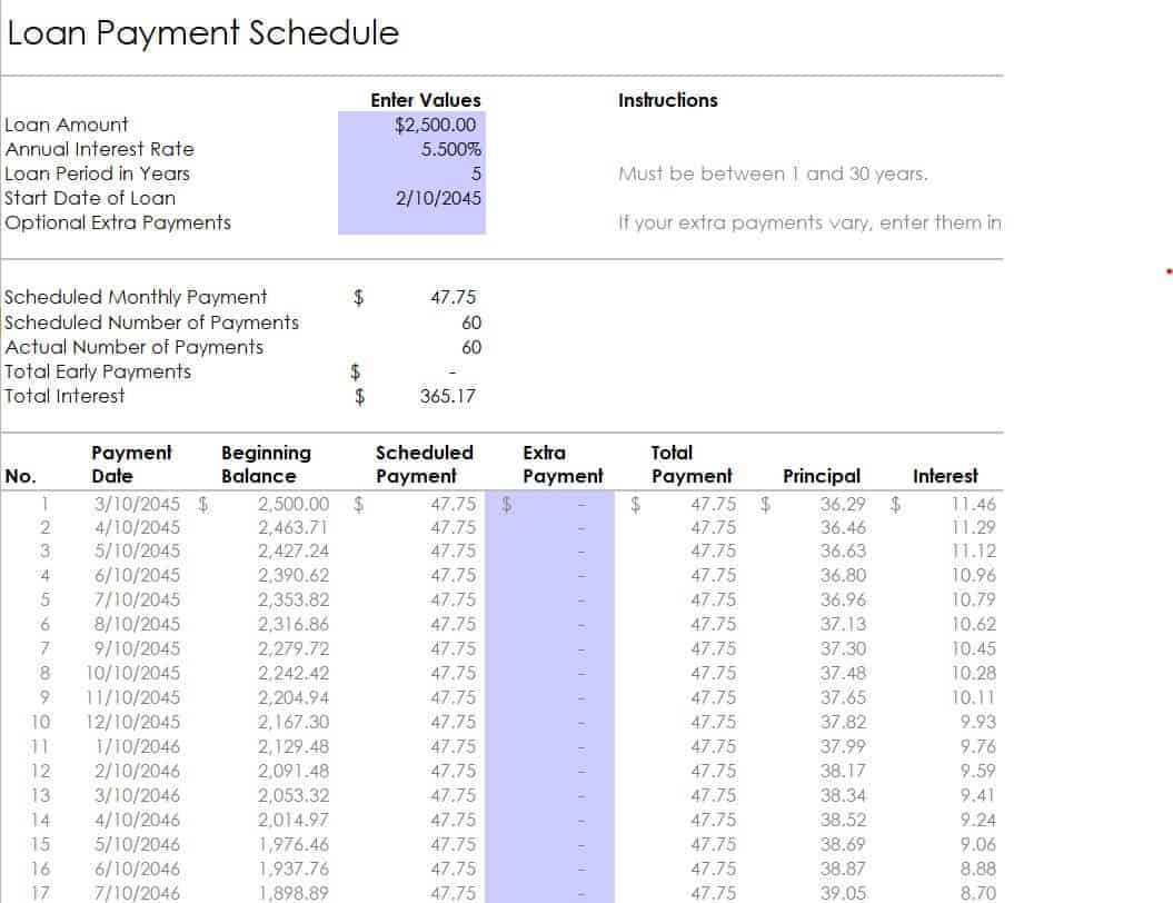 payment schedule format-55602312 – Find Word Templates
