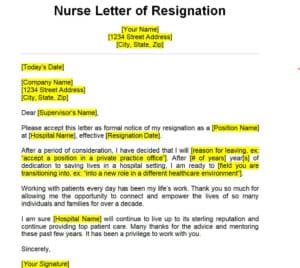 14 BEST Resignation Letter Templates & Formats - Word Excel Fomats