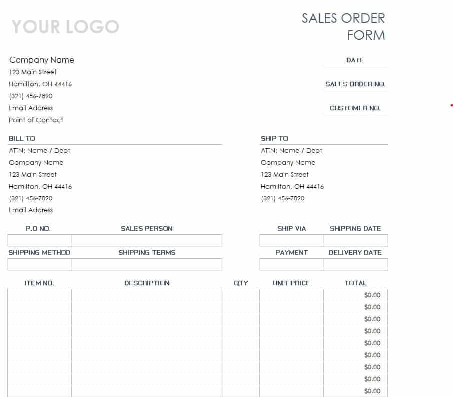 sales order template-32258407 – Find Word Templates